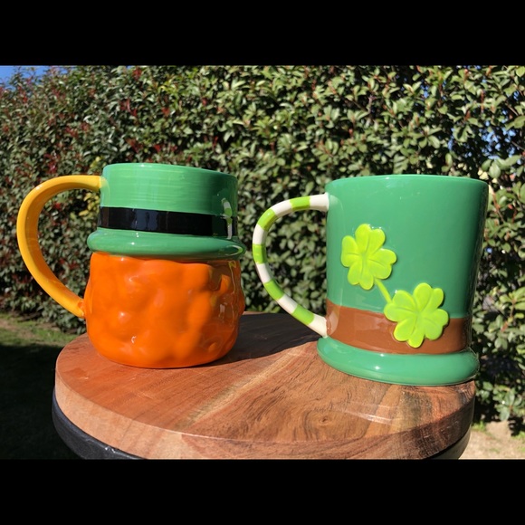 Leprechaun St Patrick’s day mug set - Picture 2 of 4